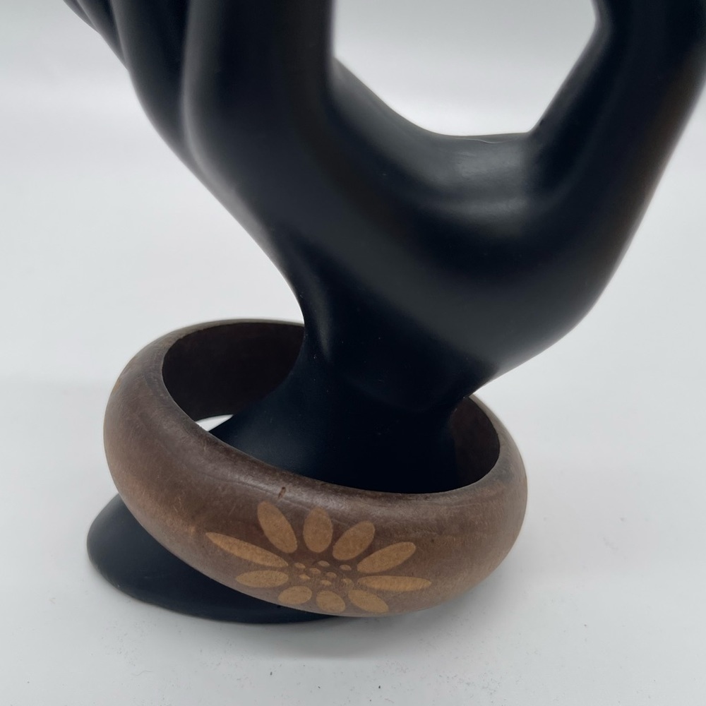 Vintage Wooden Bangle Bracelet